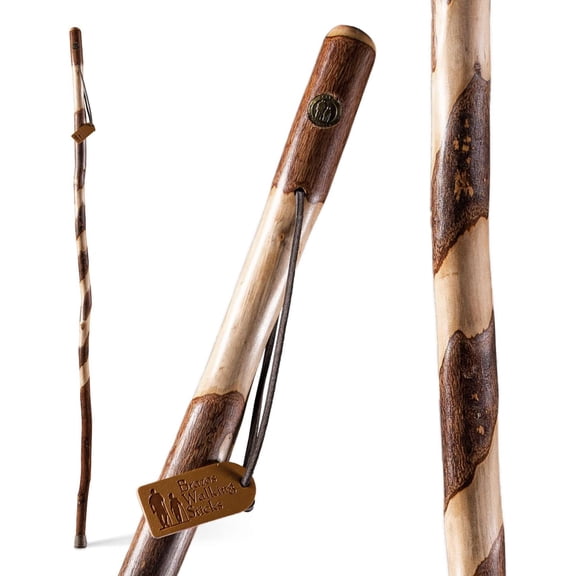 Twisted Sweet Gum Rustic Walking Stick, 48"