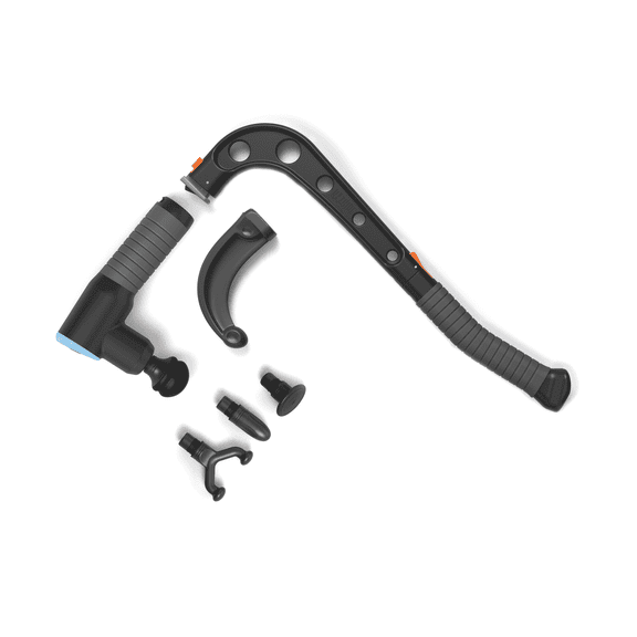 Brazyn TALON Massage System - Full-Body Electric Percussion Massage Gun / Massage Cane System for Neck and Back Pain Relief