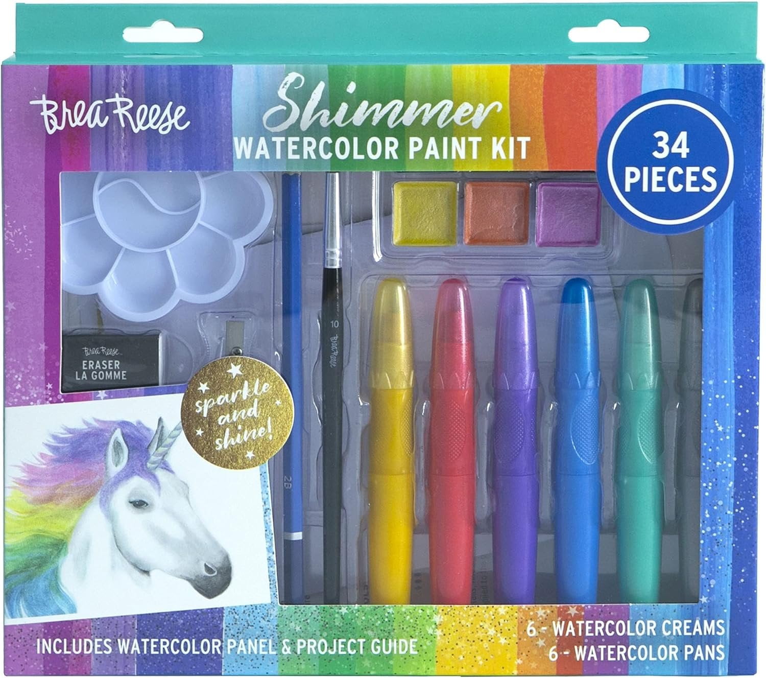Brea Reese Watercolor Shimmer Paint Kit-
