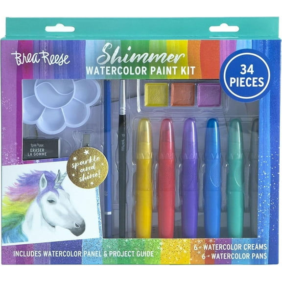 Brea Reese Watercolor Shimmer Paint Kit-