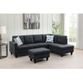thumbnail image 1 of Brea3 Piece Right Facing Sectional Sofa Set With Ottoman, 1 of 5