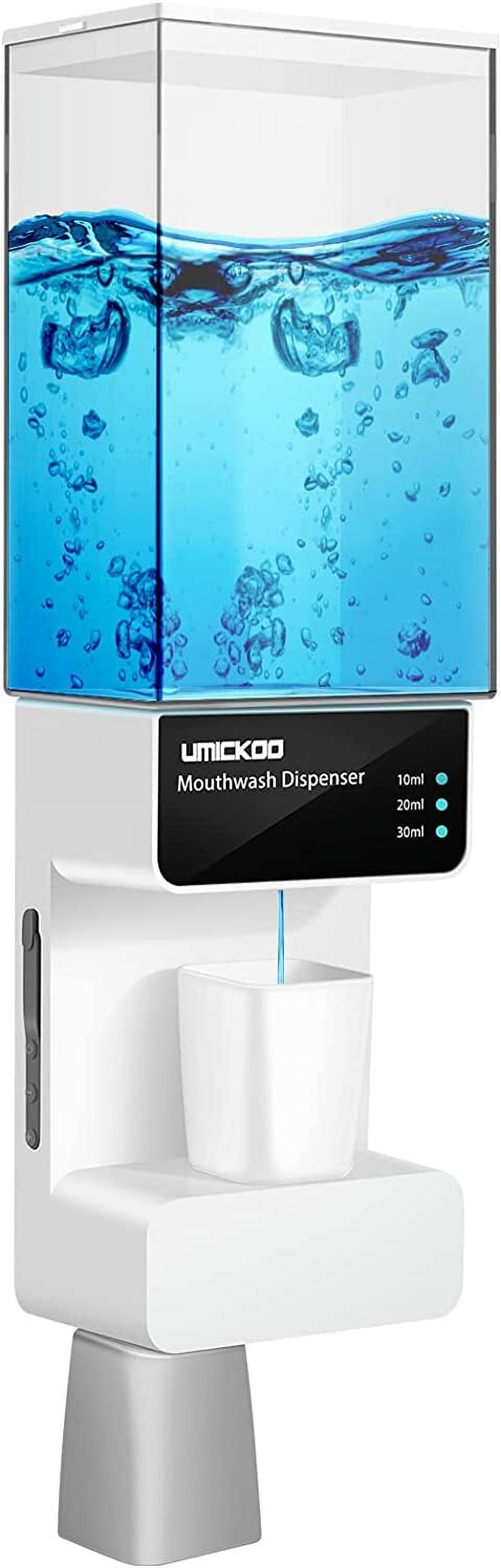 BreaDeep Automatic Mouthwash Dispenser Touchless 700mL(23.67 Oz),Wall