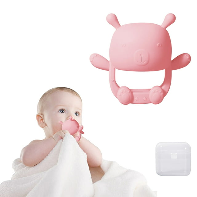 BreaDeep Baby Teether, Baby Teething Toys, Silicone Baby Teether Toys