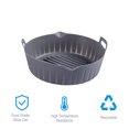thumbnail image 1 of BreaDeep Silicone Air Fryer Liner 8.3inch Reusable Air Fryer Silicone Basket Heat Resistant Easy Cleaning Air fryers Silicone Pot Round for Air fryer Oven Accessories (Grey), 1 of 8