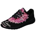 thumbnail image 1 of BreaStCancer Awareness Faith Shoes Sneakers Black Size 13, 1 of 7
