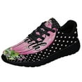 thumbnail image 1 of BreaStCancer Awareness Pumpkin Shoes Sneakers Black Size 4, 1 of 7