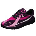 thumbnail image 1 of BreaStCancer Awareness Shoes Sneakers Black Size 3.5, 1 of 7