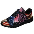thumbnail image 1 of BreaStCancer Awareness Shoes Sneakers for Women Men Black Size 6, 1 of 7
