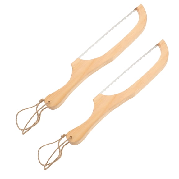 NIAIZEK Stainless Steel Bread Cutter Reusable Tool for Kitchen Baking 2Pcs