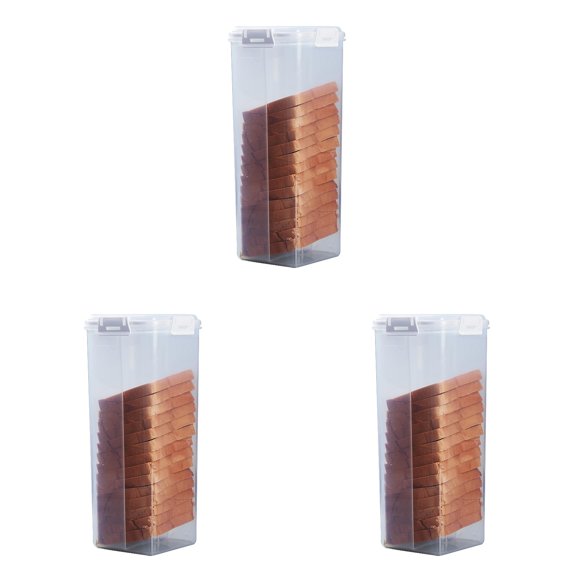 Bread And Storage Crisper Bread And Storage Bread Storage Distribution Airtight Jar 3PCS