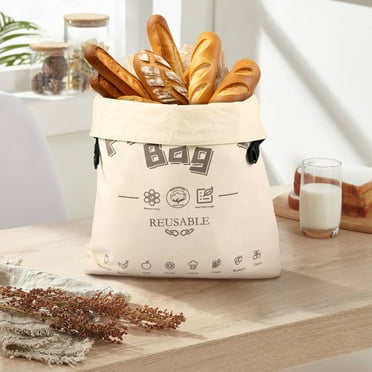 Bread Bag Reusable Beeswax Bread Bags Portable Sourdough Bread Bags Practical Cotton Beeswax Bags Sourdough Bread Bags for Homemade Bread Keeping Fresh