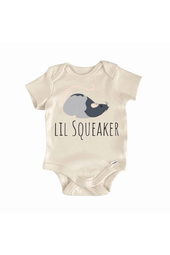 Rat Mouse Newborn Baby Bodysuit
