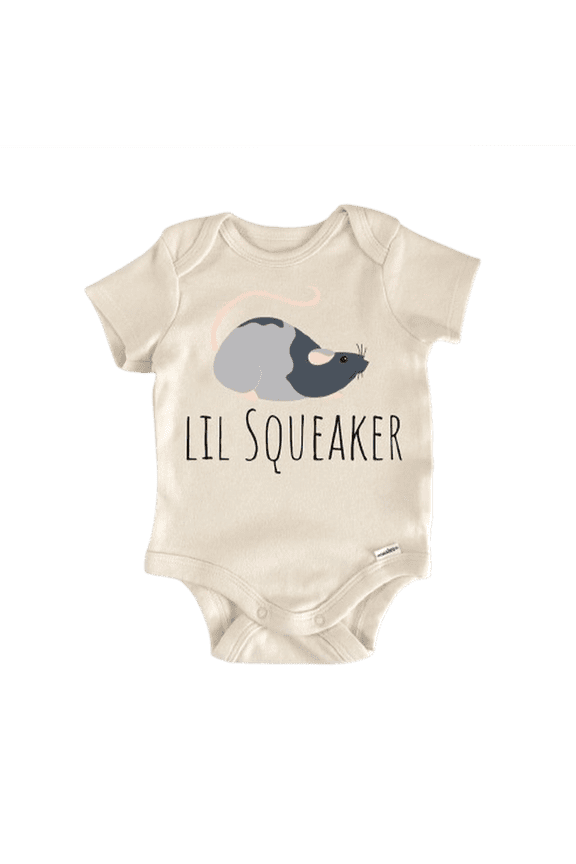 Rat Mouse Newborn Baby Bodysuit