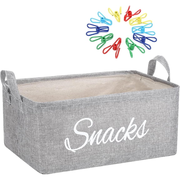 Bread Basket , Bread Storage Bin, Kitchen Basket Organizer for Home, Chips, Popcorn, Candy, Pretzels。Different materials and colors to choose from