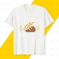 thumbnail image 1 of Bread Before Bed Funny Food Quote for a Carb Lover Unisex T-Shirt, up to size 5XL, 1 of 3