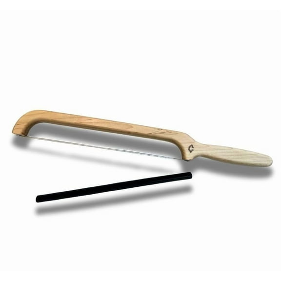 Bread Bow, Handmade from Hardwood, Appalachian Fiddle Bow, Stainless Steel Blade, Maple Hardwood, Made in Kentucky USA