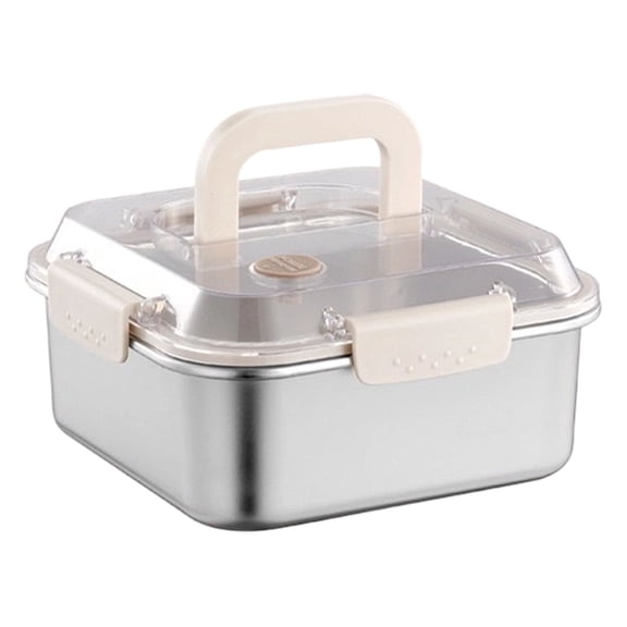 Bread Box Airtight Stainless Steel Bread Container,Dishwasher Safe Bread Storage with Lid and Handle for Homemade Bread,1200Ml Kilougeis