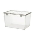 thumbnail image 1 of Bread Box for Kitchen Countertop,2.8L Plastic Bread Container,Airtight Loaf Bread Storage Container,Reusable Bread Keeper with Lid,Bread Holder Bin for homemade bread storage,Bun,Bagel,Loaf, 1 of 8