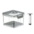 thumbnail image 1 of Bread Box for Kitchen Countertop Airtight , Extra Large Bread Container Boxes With Vacuum Pump , Bread Storage Keeper for Homemade Bread With Removable Boards ,Gray, 1 of 6