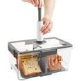 Bread Box for Kitchen Countertop Airtight, Extra Large Bread Container