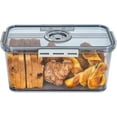Bread Box for Kitchen Countertop, Airtight Loaf Bread Storage Container