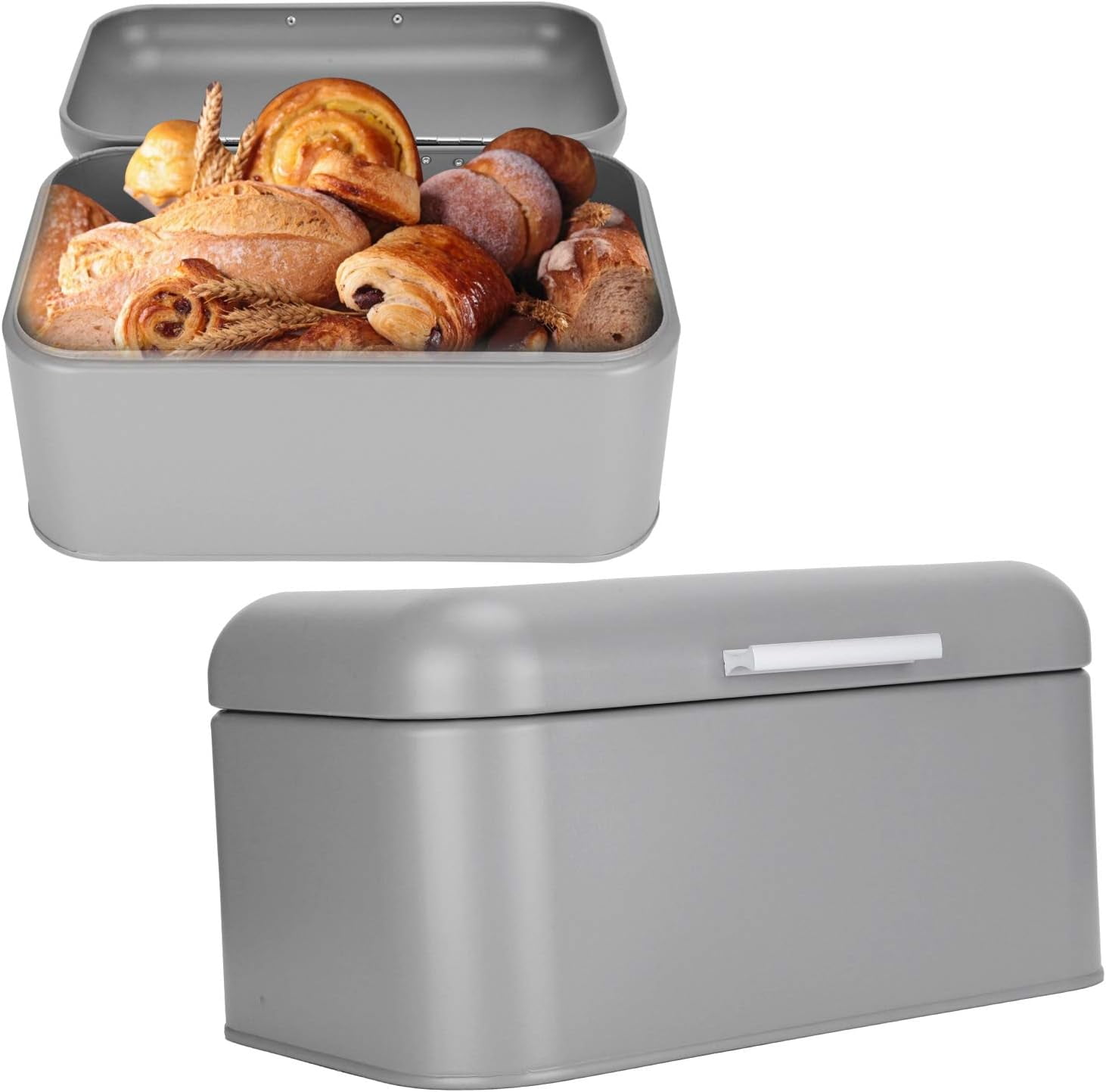 Bread Box,Metal Bread Storage Container,Bread Box For Kitchen Countertop,Bread Storage Container