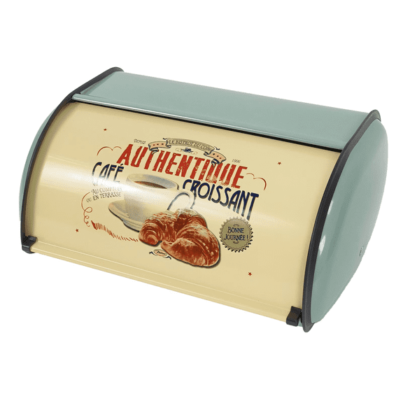 Bread Box - This clamshell-style storage container is airtight and features a light blue retro design, making it an ideal kitchen storage box for bakeries, restaurants, as well as home and commercial