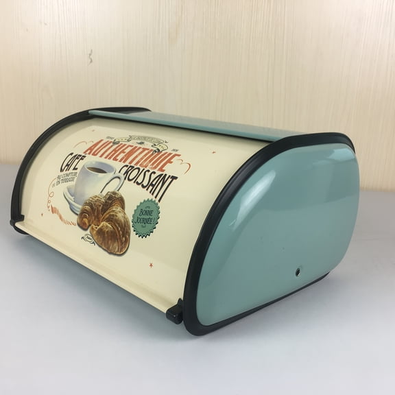 Bread Box - This clamshell-style storage container is airtight and features a light blue retro design, making it an ideal kitchen storage box for bakeries, restaurants, as well as home and commercial
