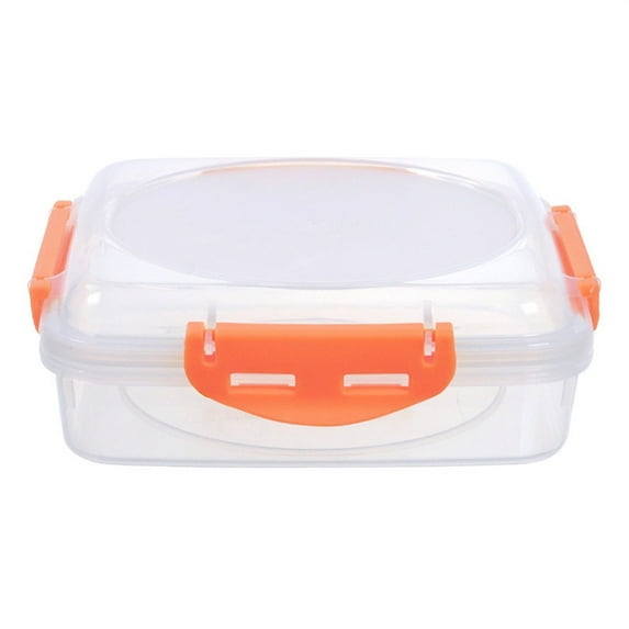 Bread Box for Kitchen Countertop, Airtight Bread Storage Container for Homemade Bread and Bakery Loaf, Plastic Bread Keeper