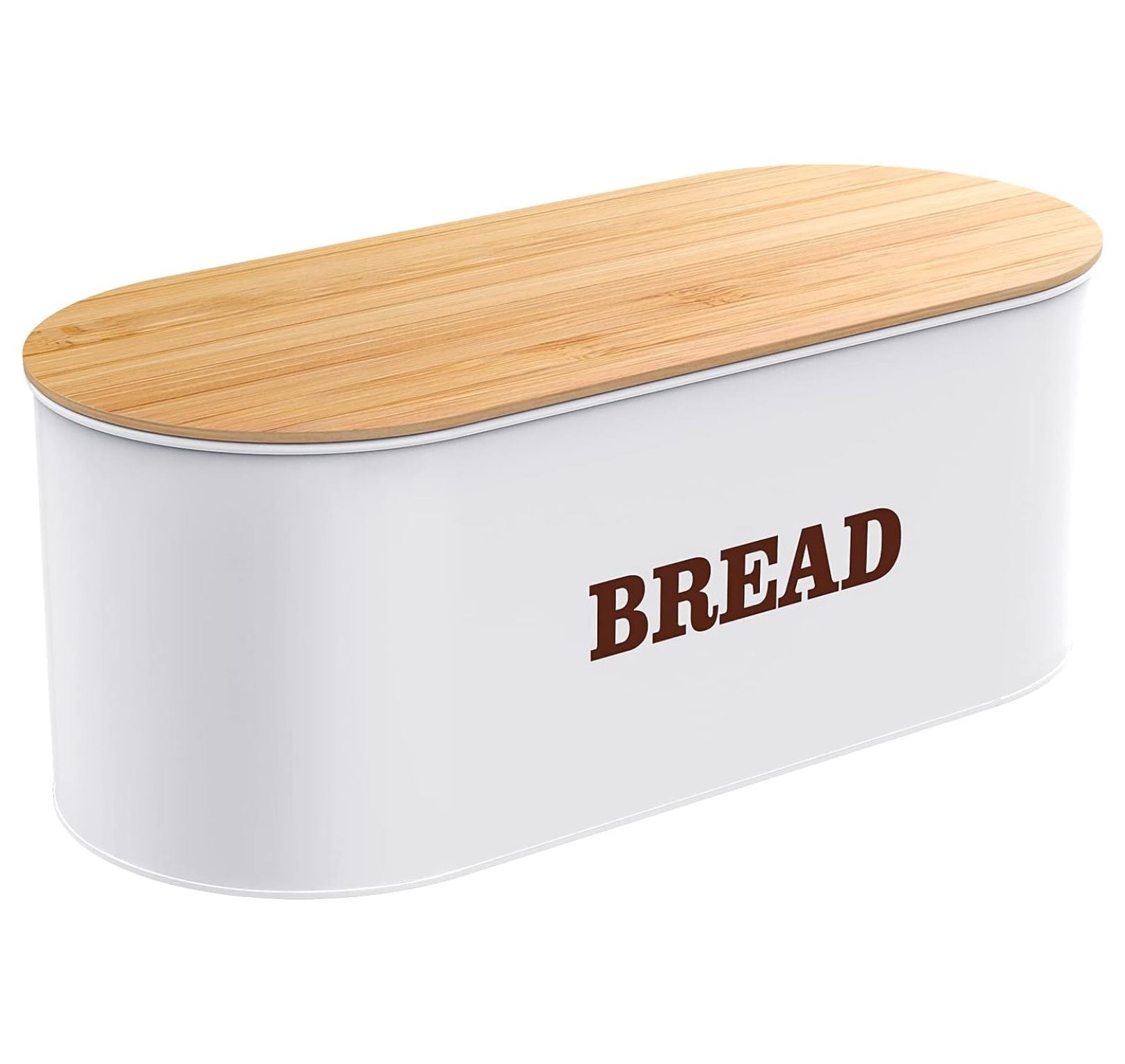 Bread Box for Kitchen Countertop Extra Large Farmhouse Metal Bread Bin