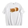 thumbnail image 1 of Bread Cat Meme T-Shirt - Funny Animal Design Unisex Tee, 1 of 5