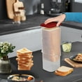 thumbnail image 1 of Bread Container Storage Bin - Airtight Plastic, Clear Bread Dispenser, Reusable Loaf Cake Organizer, Kitchen Countertop Freshness Keeper, 1 of 8