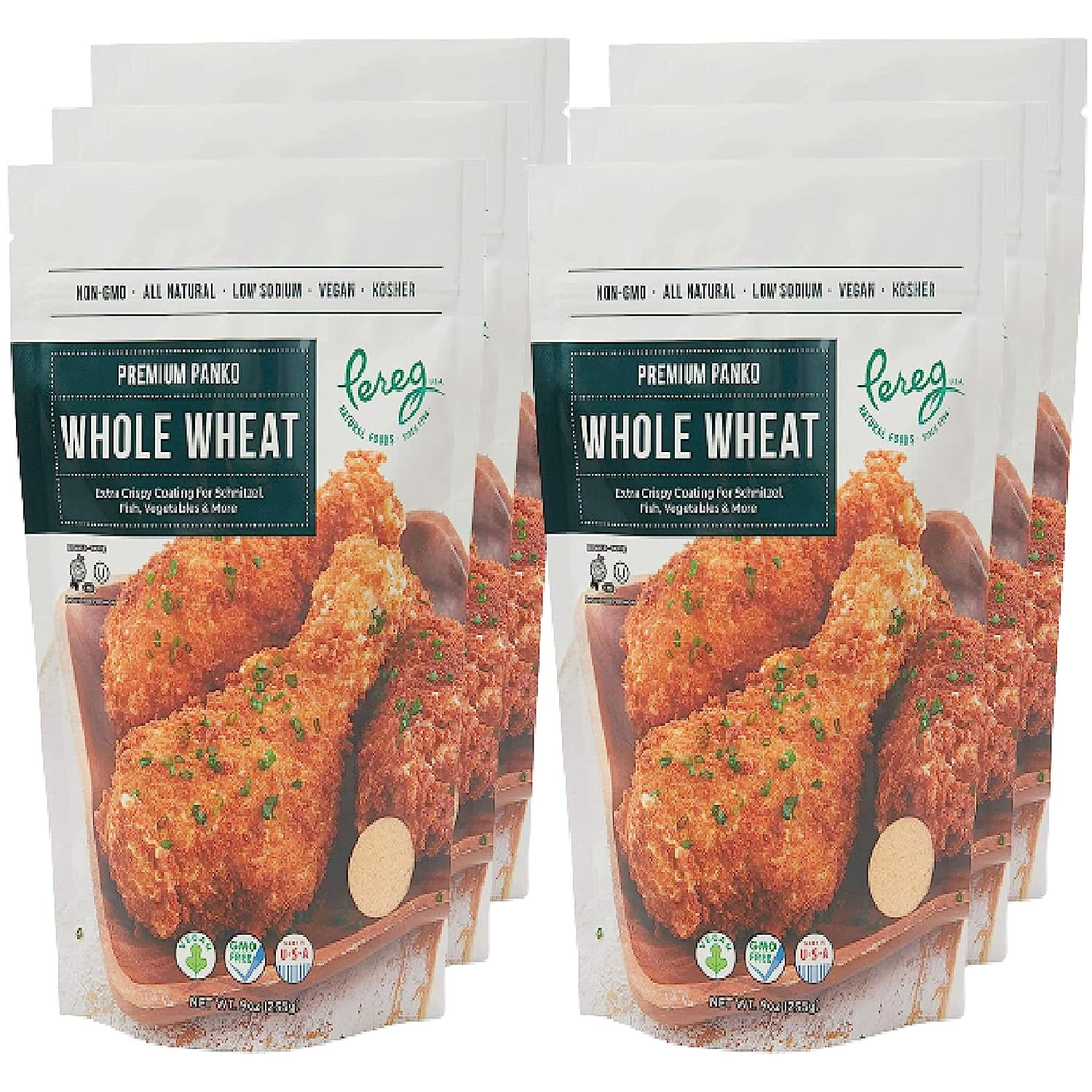 Bread Crumbs Whole Wheat Premium Panko (69 Oz/Bag x 6 Pack