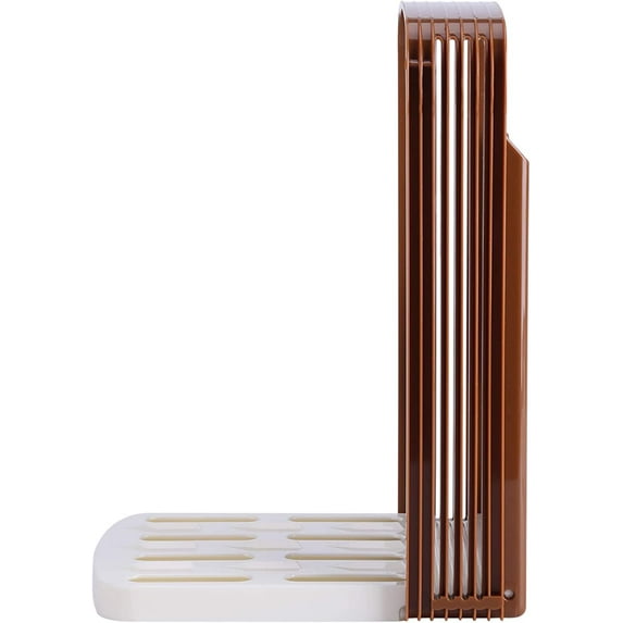 Bread Cutter, Durable ABS Resin Toast Cutter Mold Foldable Kitchen Sandwich Slicing Guide Tools with 4 Thickness for Cutting Bread Toast Loaf Sandwich Ham Cheese Vegetables, 8.7 x 5.5 x 1.8 inch