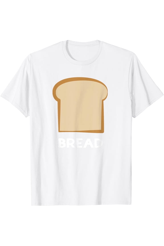 Bread Design Slice of Bread T-ShirtMen's and women's pure cotton short-sleeved shirts