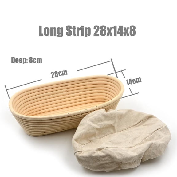 Bread Dough Banneton Brotform Proofing Proving Baskets Fermentation Rattan Wicker Basket Country