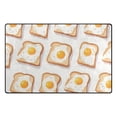 thumbnail image 1 of Bread Eggs Pattern Memory Foam Area Rug 60"x39" Non Slip, Absorbent, Fade Proof for Living Room, Bedroom, Office, 1 of 7