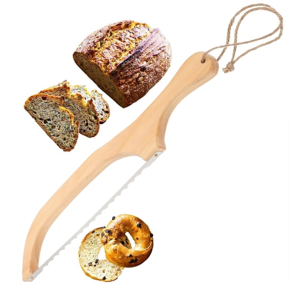 Bread Knife Serrated Slicing Knife Sleek Design Cuts Smoothly Kitchen Utility Home Baking Food Prep Durable Stainless Steel Sharp Edge Outdoor Cooking