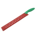 thumbnail image 1 of Bread Knife, Watermelon Cutter, Watermelon Knife,Multifunctional Watermelon Knife,Cheese Knife with A Protective Sleeve Watermelon Slicer Cutter Tool for Kitchen,Red/Green(Tooth mouth2), 1 of 8