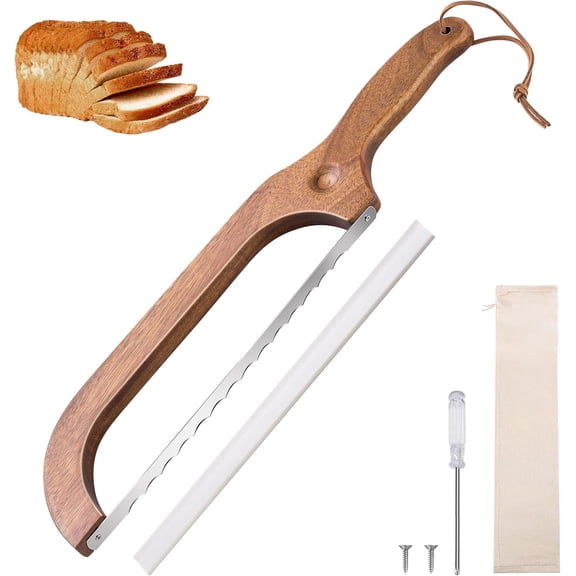 Bread Knife for Homemade 14.5'' Sourdough Knife, Premium Slicer Bread, Baguettes and More Cuts Thin, Ergonomic Handler Sharpness Blade
