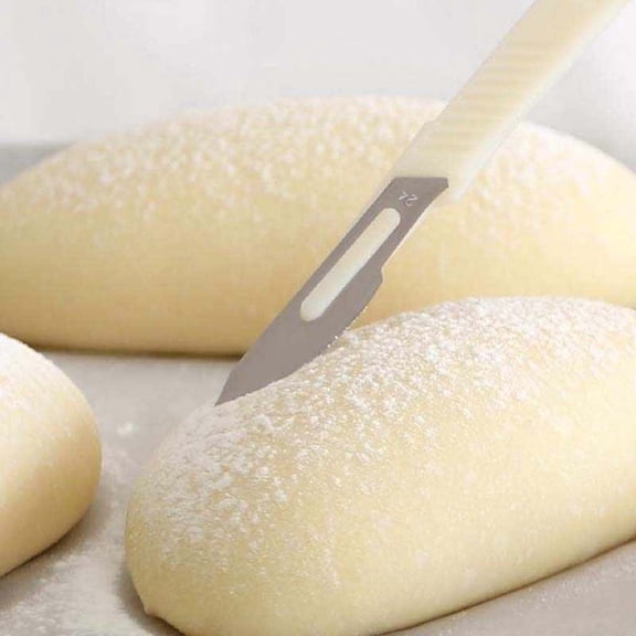 Bread Lame Scoring Tool Dough Cutter Slashing Tool for Artisan Bread Making Sourdough Scoring Knife Set Baking Supplies Professional Kitchen Tool for Baguette Patterning and Design Abs (5)