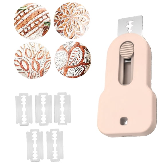 Bread Lame, Sourdough Scoring Tool with Extractable & Magnetic, Sour Dough Tools Sourdough Cutter for Homemade Bread Making, Scoring Knife include 5 blades