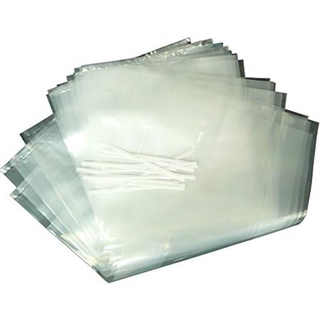 Bread Loaf Bags 2 Mil Plastic with TwistyTie-Package of 26