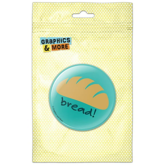 Bread Loaf Refrigerator Button Magnet