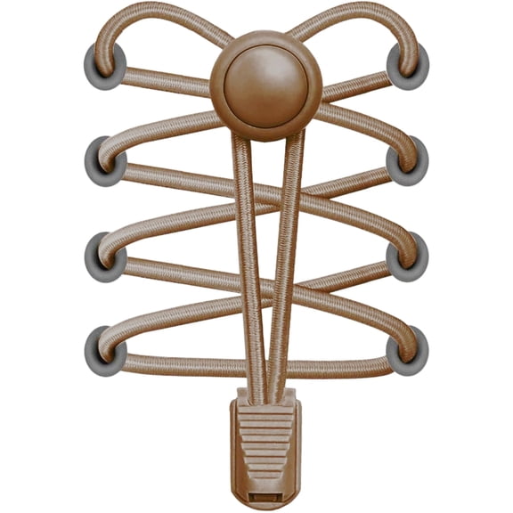 Bread Locks Elastic No-Tie Shoelaces for Kids & Adults | 63" Adjustable Laces for Running, Training, Sneakers & Boots