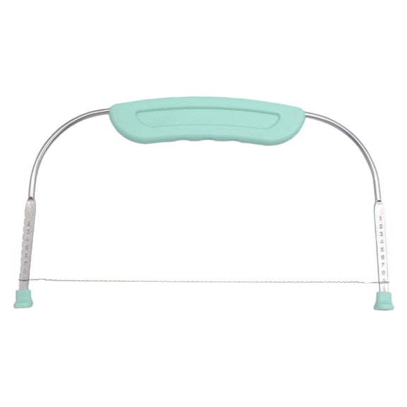 Bread Machine Kitchenware for Baking Wire Cake Slicer Leveler with 9 Adjustments Stainless Steel Wires & Handle Versatile Cutter for Layer Cakes