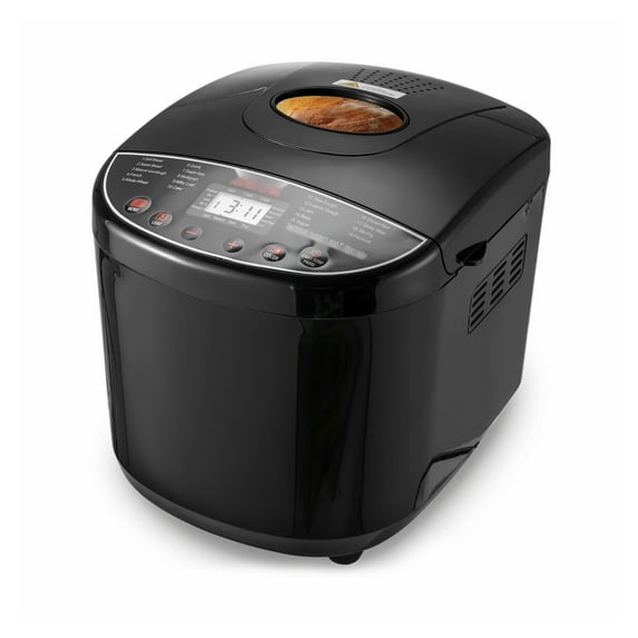 Bread Maker 2LB, 19-in-1 Automatic Dough Machine, Nonstick, 3 Crust Colors, Compact Bread Baking Machine for Home Use, Gluten-Free, Jam & Cake