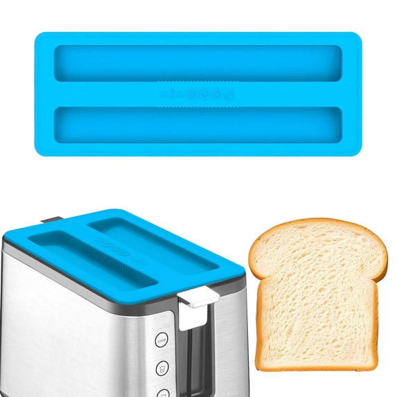 Bread Maker Cover 2-Pack Toaster Lid Protector for 2-Slice and 4-Slice Toasters Universal Kitchen Appliance Dustproof Upper Cover 10.8X4.1In,Blue