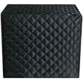 thumbnail image 1 of Bread Maker Cover, Cotton Quilted Diamond Stitching Bakeware Protector,Kitchen Toaster Appliance Dust Cover, Machine Washable(Black, 17"x11"x15"), 1 of 4