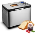 thumbnail image 1 of Bread Maker, Dough Machine(19-in-1 2LB), Nonstick Ceramic Pan Automatic Breadmaker with Gluten Free Setting, Whole Wheat Bread Making, Digital, Programmable, 3 Loaf Sizes, 3 Crust Colors, 1 of 6